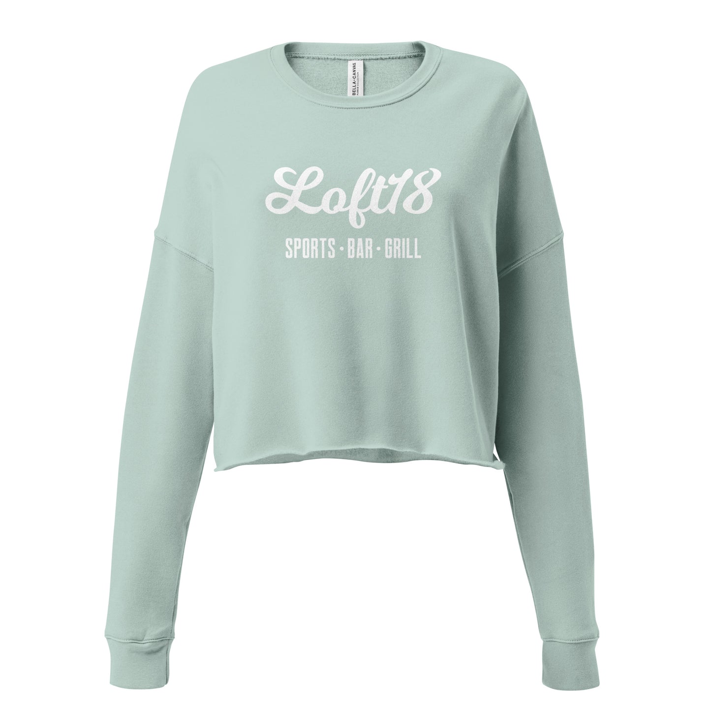 Loft18 Script Women's Crop Sweatshirt