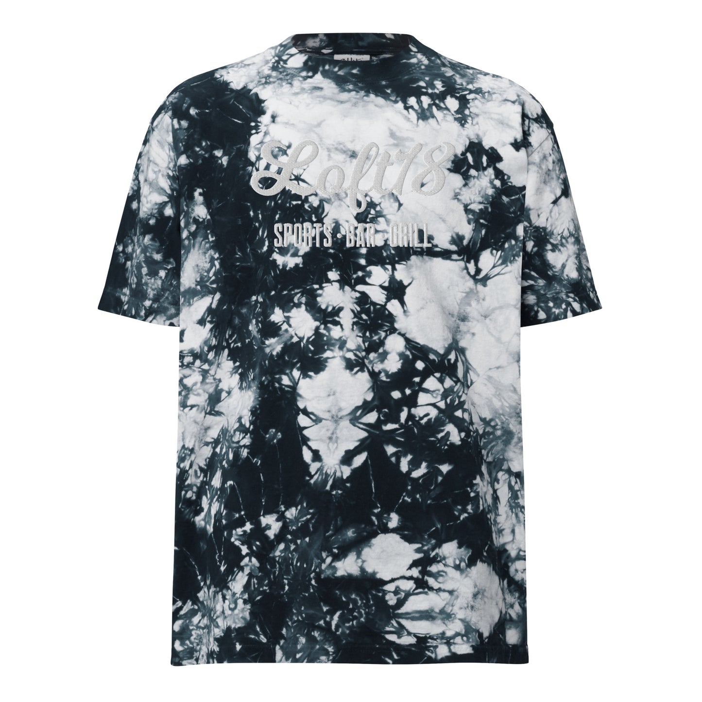 Loft18 Script Oversized tie-dye t-shirt