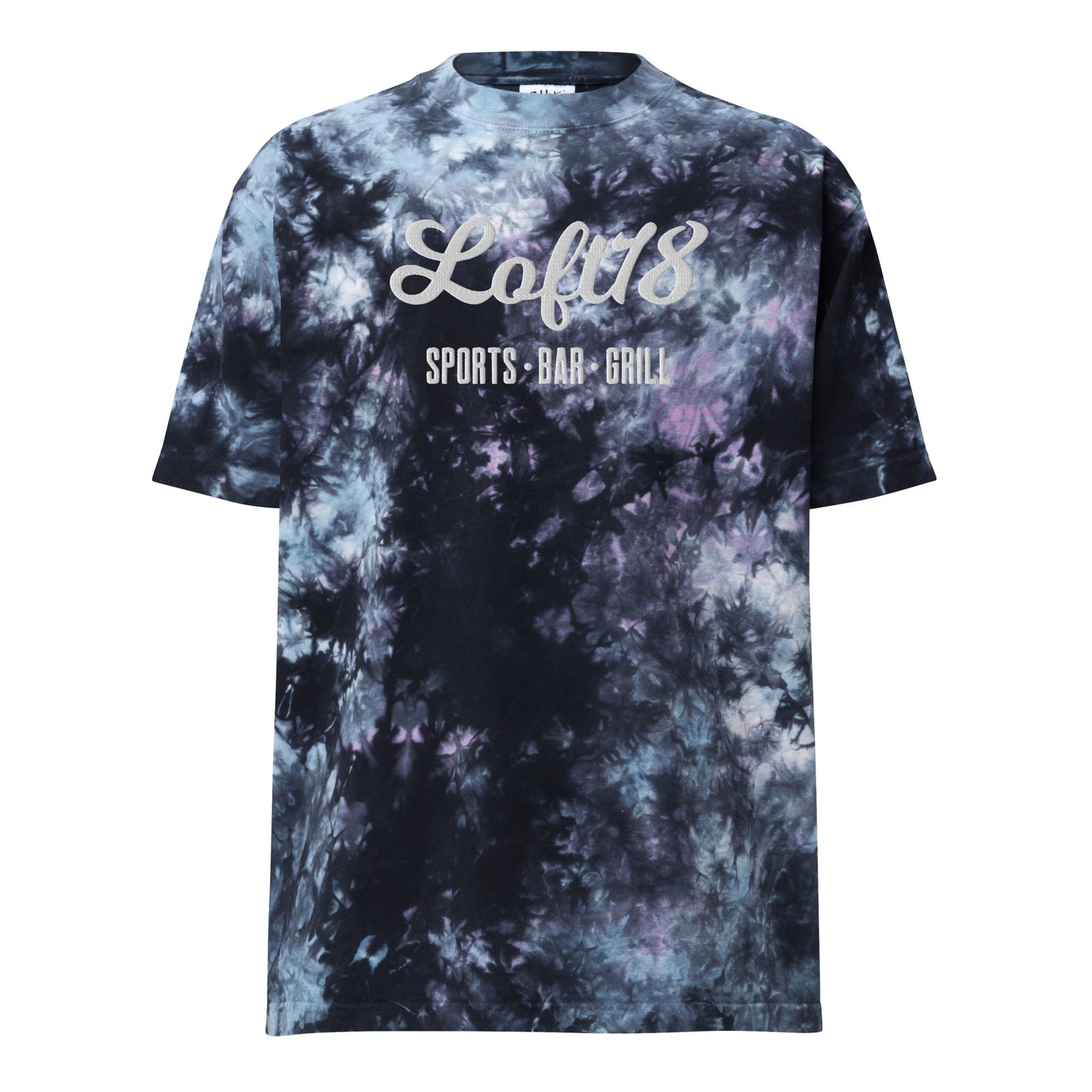 Loft18 Script Oversized tie-dye t-shirt